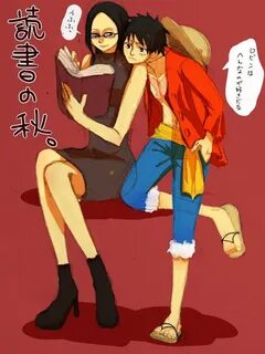 Pin en robin et luffy