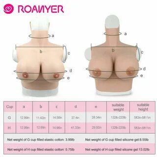 Купить Roanyer Silicone G H Cup Breast Forms Fake на Аукцион