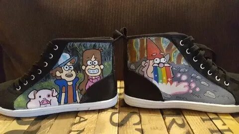 Gravity Falls girls shoes sneakers custom options hand-paint