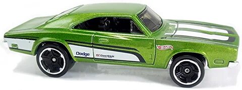 Hot Wheels Muscle Mania #6/10 '69 Dodge Charger 500 Mooneyes