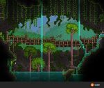 I Made A Forest House Using Chad S Furniture Mod Terraria Fo
