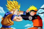 Goku vs naruto DragonBallZ Amino