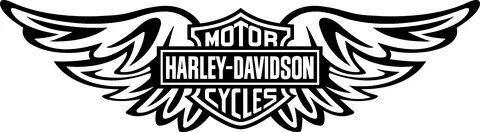 Harley Davidson Wings Logo Style 1 SVG's disenointerior Digi
