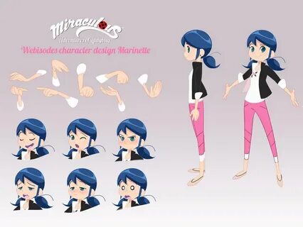 Marinette Webisode Character Design Miraculous Ladybug Mirac
