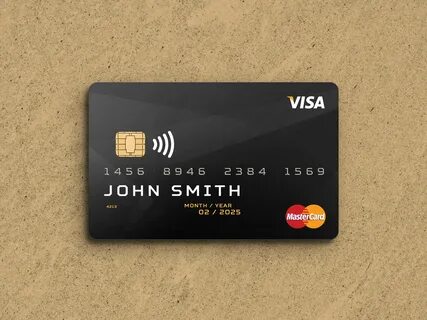 Free Plastic Credit / Debit Card Mockup PSD - Good Mockups
