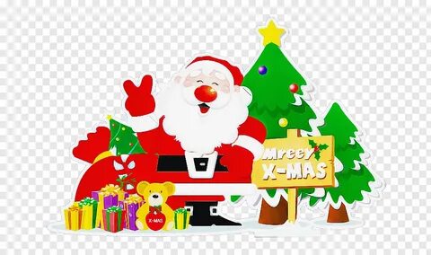 Christmas tree, Santa Claus, Christmas Decoration, Christmas