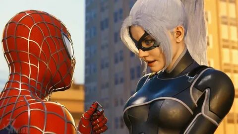 Spider-Man PS4 -Raimi Suit-Black Cat Returns to Save Spider-