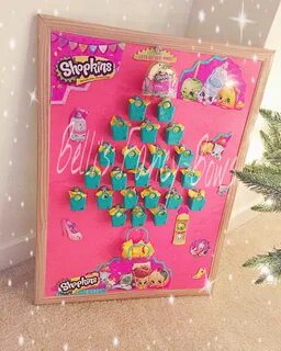 Made Leannabelle a Shopkins theme advent Calendar #Shopkins 