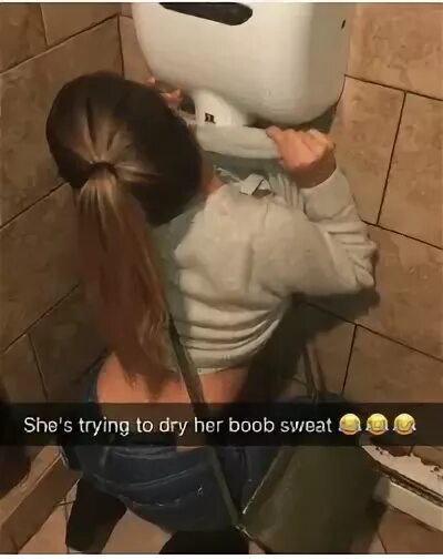 She's Trying to Dry Her Boob Sweat Would You Rather Drink a 