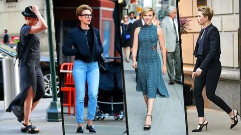Scarlett Johansson's New Hairstyle, Street Styles and Fashio