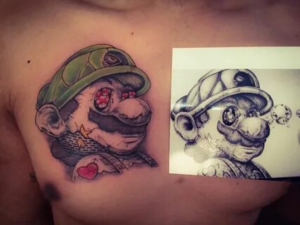 Zombie mushroom trip Mario Bros #tattoo #mariobros