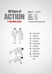 90 Days of Action Gym workout tips, Workout, Best cardio wor