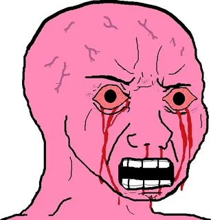 wojak png - View Pink-wojak , - Pink Wojak Screaming #403211