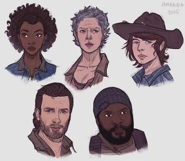 Walking Dead fanart pt. 2 Walking dead art, Walking dead dra