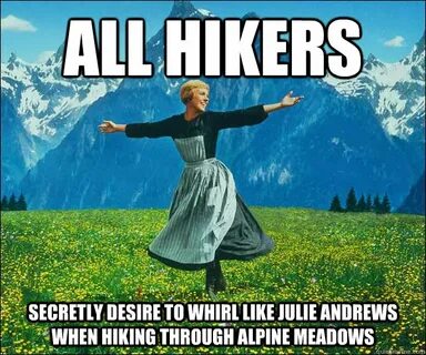 funny hiking birthday meme