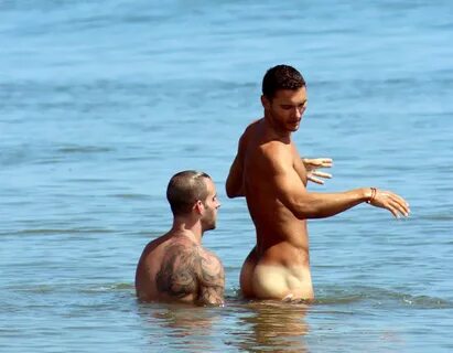 Gay Beach, Nude Men Outdoors, Male Beach.
