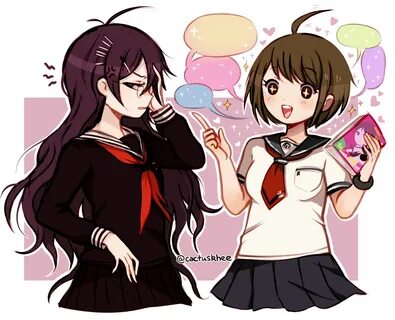 Komaru showing Toko her manga - Imgur