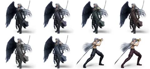 Sephiroth Alternate Colors/Skins (Click on Image to Enlarge)