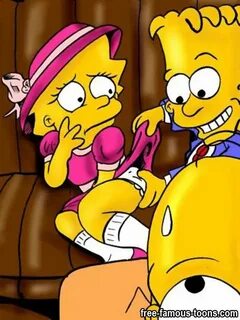 Bart and Lisa Simpsons hidden couples - Free-Famous-Toons.co