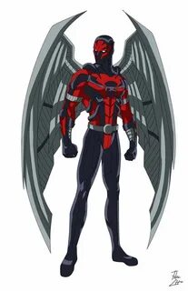 Spirit - OC Commission ink and colored Superhero design, Sup