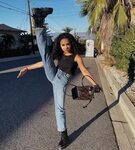 Daniella Perkins denim, jeans style outfit, instagram photos