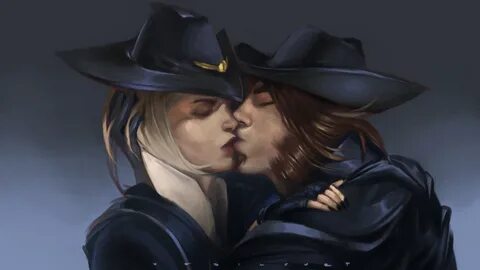 ArtStation - Ashe and Cole - Overwatch Fan Art