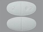 Gabapentin 600 Mg Tablet - White Oval Tablet 2 02 Unit Dose 