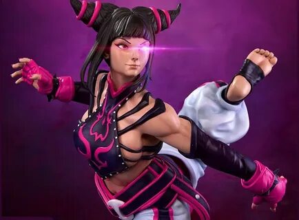 PCS 1:4 Scale Street Fighter IV Juri Statue Going Up for Pre