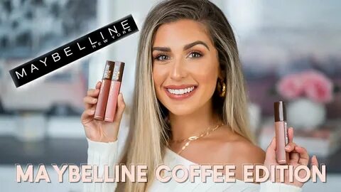 Maybelline Lipstick Review SuperStay Coffee Edition - YouTub