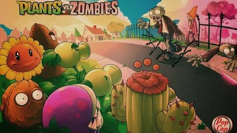 Plants vs Zombies. Выживание. Крыша.