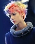 Colourful Baby Sehun Rainbow hair, Exo sehun, Hair