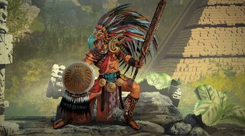 Aztec Warrior, Saad Irfan Aztec artwork, Aztec warrior, Azte