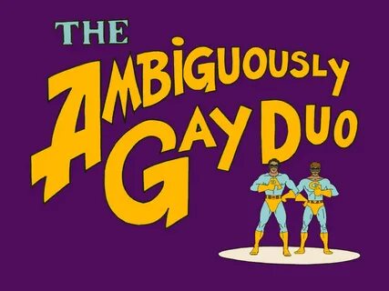 SNL Ambiguously Gay Duo Title Card Print - ID: septsnlagd - 