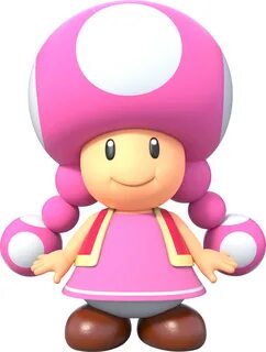 Toadette is a pink-capped Toad from the Super Mario series. 