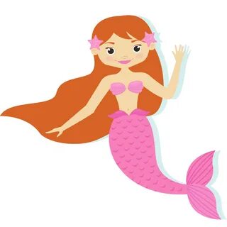 Mermaid Cartoon Illustration - Mermaid material png download