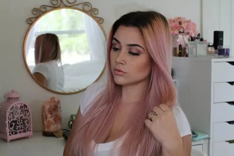 20 Trendy Rose Gold Hair Color and Highlight Ideas Hairdo Ha