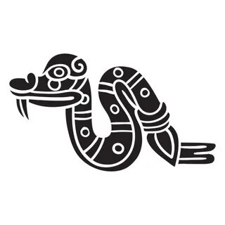 Aztec Snake Symbol Transparent PNG & SVG Vector