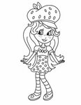 How To Draw Strawberry Shortcake Coloring Page : Coloring Sk