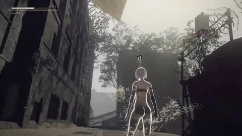 NieR:Automata A2's look before and after Berserk mode - YouT