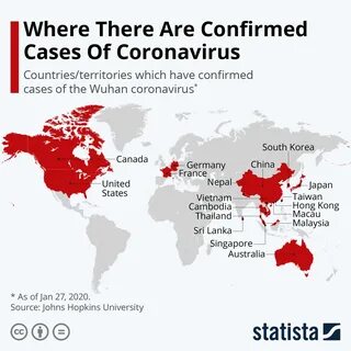 Где были подтверждены случаи коронавируса - Центр стратегических и экспертных оц
