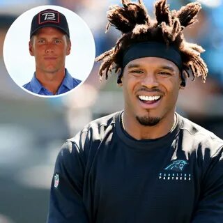 Cam Newton Practicing With a Shirtless Julian Edel