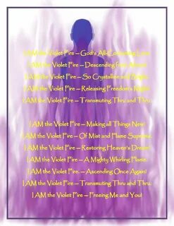 The Violet Flame Decree Mindful healing, Energy healing reik