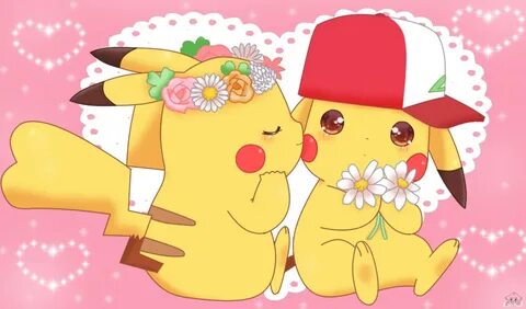 kanto love by jirachicute28 Cute pokemon wallpaper, Pikachu 