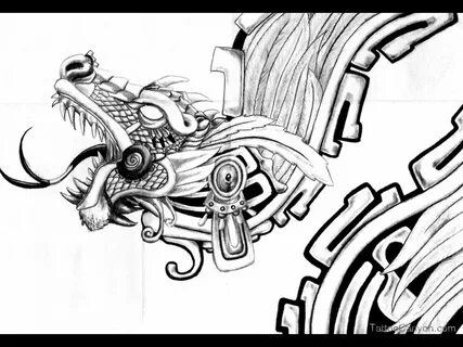 Aztec Jaguar Warrior Drawing at ... Aztec art, Aztec tattoo,