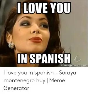 I LOVE YOU IN SPANISH Memegeneratornet I Love You in Spanish