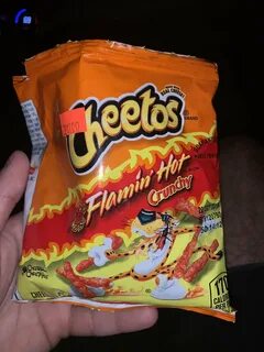 Wonder Nick в Твиттере: "The small bags of Hot Cheetos hit d