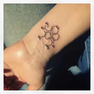 My serotonin and dopamine tattoo from Artistic Skin Design E