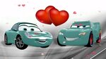 Color changing Lightning McQueen in love with Sally - YouTub