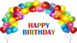 Happy Birthday in Colorful Ballons HD wallpaper- Happy Birth