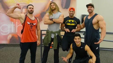 VLOG CHEST & ARMS Yousef /FouseyTube, Mike / BroScienceLife,